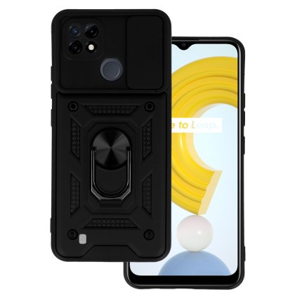 Slide Camera Armor Case pre Realme C21 Black