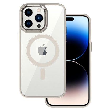 Zadný kryt Tel Protect Magnetic Clear pre iPhone 11 Pro Titanium