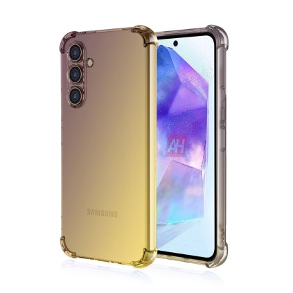 Zadný kryt na Xiaomi Redmi 13C 5G Shock dúhový purpurovo-žltý