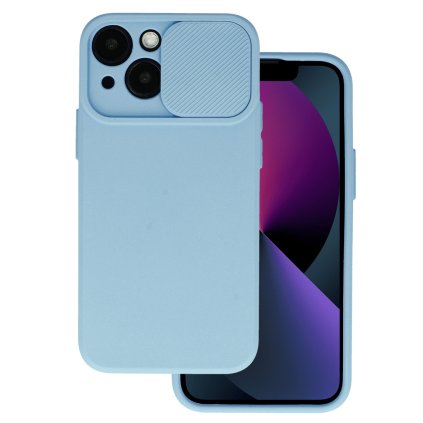 Zadný kryt Camshield Soft pre iPhone 13 Pro Light blue
