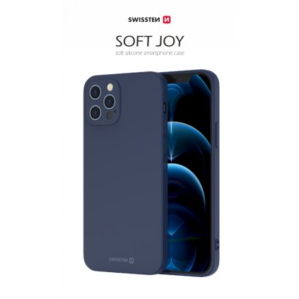 Zadný kryt Swissten Soft Joy pre iPhone 16 Pro Max modrý