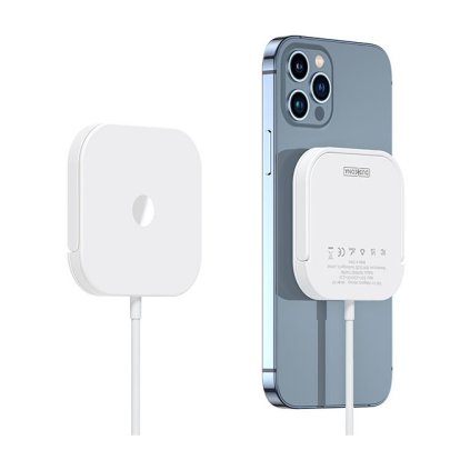 Bezdrôtová rýchlonabíjačka Dux Ducis Duzzona W7 3v1 Magsafe bielá