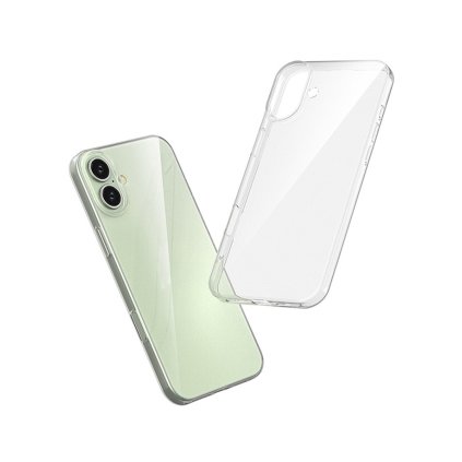 Ultratenký zadný kryt iPhone 16 0,5 mm priehľadný