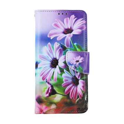 Flipové puzdro TopQ pre Xiaomi Redmi Note 13 Pro Fialové kvety