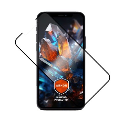 Ultraodolné tvrdené sklo FIXED Armor s aplikátorom proti prachu a vrstvou AR pre Apple iPhone 12/12 Pro/13/13 Pro/14, čierne