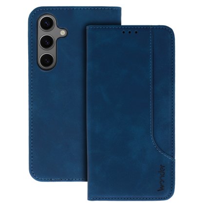 Flipové puzdro Wonder Prime pre Samsung Galaxy S24 Plus navy