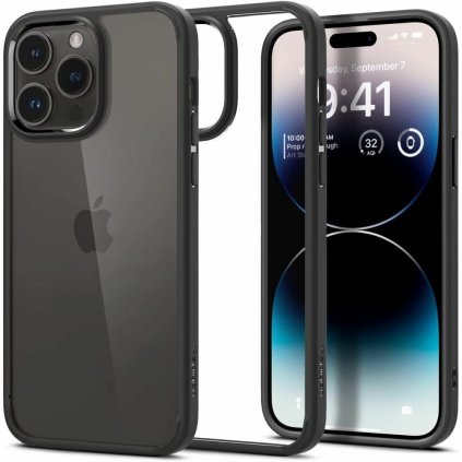 Zadný kryt SPIGEN Ultra Hybrid ACS08125 pre iPhone 16 Pro matný čierny