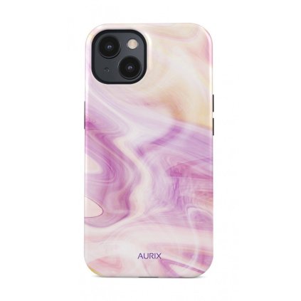 Zadný pevný kryt AURIX MagSafe pre iPhone 14 Pinky Wave