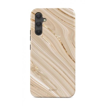 Zadný pevný kryt AURIX na Samsung A34 Golden Sands