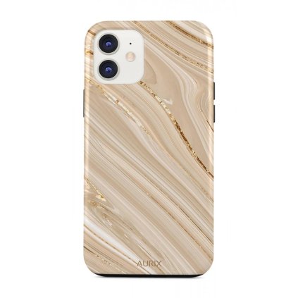 Zadný pevný kryt AURIX pre iPhone 11 Golden Sands