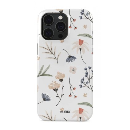 Zadný pevný kryt AURIX MagSafe pre iPhone 15 Pro Floral Fantasy