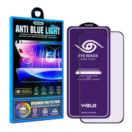 Tvrdené sklo Anti-Blue Full Glue pre iPhone 16 Pro