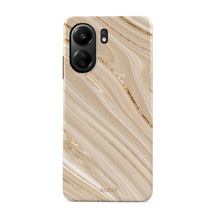 Zadný pevný kryt AURIX na Xiaomi Redmi 13C Golden Sands