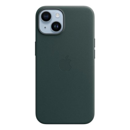 Zadný kryt MPP53FE/A Apple Leather vrátane. MagSafe pre iPhone 14 Forest Green