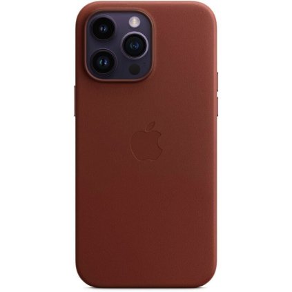 Zadný kožený kryt MPPQ3FE/A Apple vrátane. MagSafe pre iPhone 14 Pro Max Umber