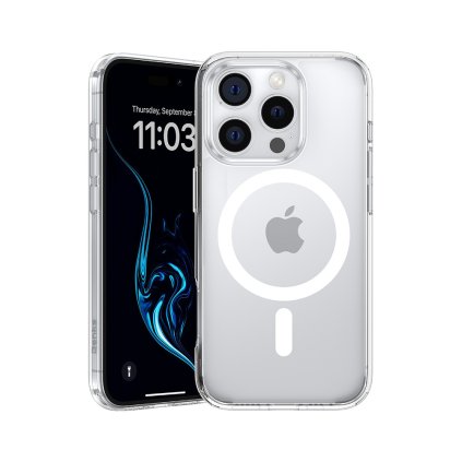 Zadný kryt Benks Magnetic Lucent Pro pre iPhone 16 Pro transparentný