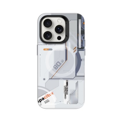 Zadný kryt Benks Magnetic Mecha pre iPhone 15 Pro Max biely