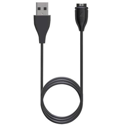 Nabíjací kábel pre inteligentný náramok Garmin USB kábel čierny