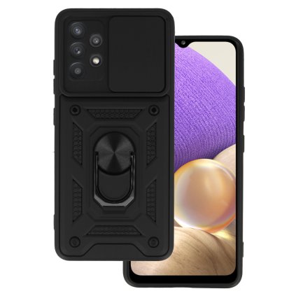 Slide Camera Armor Case pre Samsung Galaxy A32 4G Black