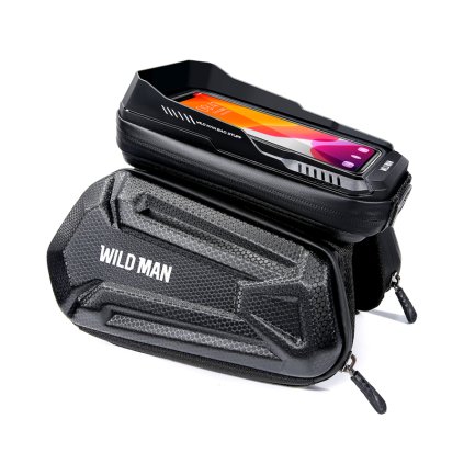Vodotesné puzdro WildMan XT6 pre rám bicykla čierne 1,2L