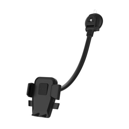 Univerzálny držiak do auta FIXED Iconiq Flex XL na sklo-palubnú dosku, čierny