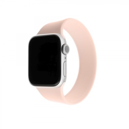 Elastický silikónový remienok FIXED pre Apple Watch 42/44/45/49 mm, veľkosť XS, ružový