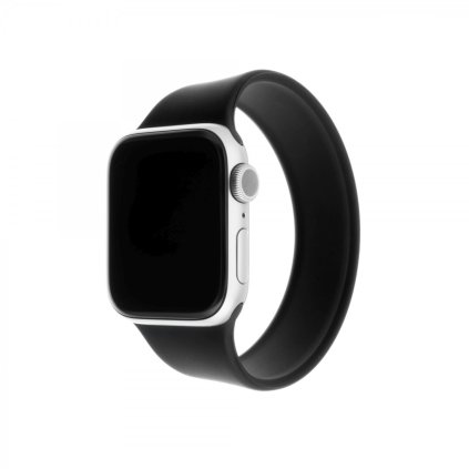 Elastický silikónový remienok FIXED pre Apple Watch 38/40/41 mm, veľkosť XS, čierny