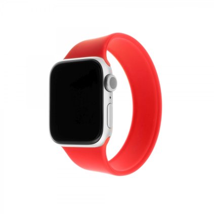 Elastický silikónový remienok FIXED pre Apple Watch 38/40/41 mm, veľkosť XL, červený