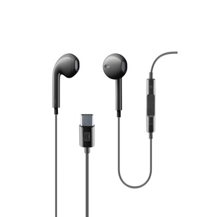 Slúchadlá Cellularline ORBIT s konektorom USB-C, čierne