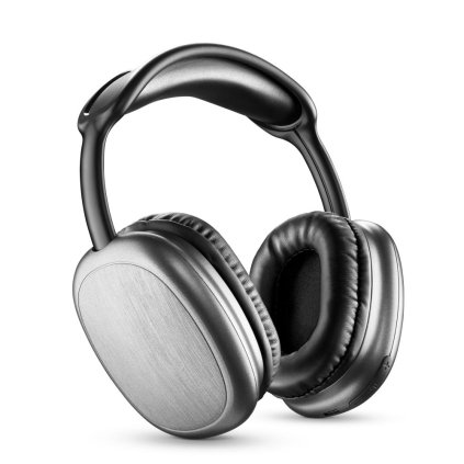 Bezdrôtové slúchadlá MUSIC SOUND MAXI2 s hlavovým mostom a mikrofónom, čierne