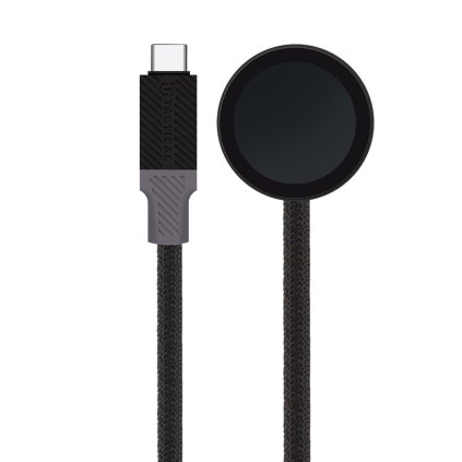 Datový kabel Tactical Recce 3:20 pre Apple Watch čierno-šedý