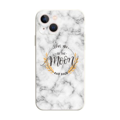 Zadný kryt pre iPhone 13 Mramor Moon