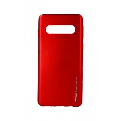 Zadný kryt Mercury iJelly Metal na Samsung S10 červený
