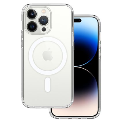 Zadný kryt Acrylic Magsafe pre Iphone 13 Pro Max priehľadný