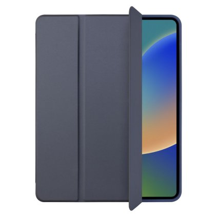 Kryt FIXED Padcover pre Apple iPad (2018), iPad (2017) a iPad Air so stojanom, s podporou automatického uspania a prebudenia, modrý