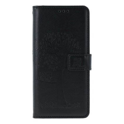 Flipové puzdro TopQ pre Xiaomi Redmi Note 13 Pro Tyrkysový strom sovičky