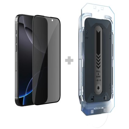 Tvrdené sklo Nillkin 0,25 mm 2,5D pre Apple iPhone 16 Pro Black (s aplikátorom)