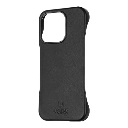 Zadný kryt OBAL:ME LeatherTanga pre Apple iPhone 15 Pro Black