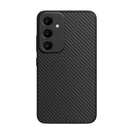 Zadný kryt Tel Protect Carbon Elite pre Samsung A55 čierny