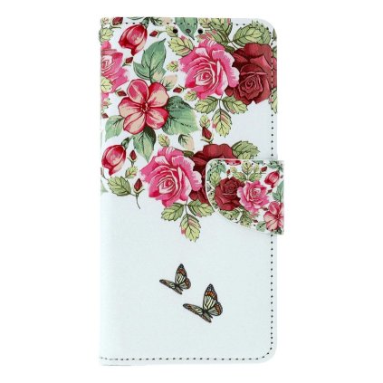 Flipové puzdro TopQ pre Xiaomi Redmi Note 13 Pro 5G Nežné kvety