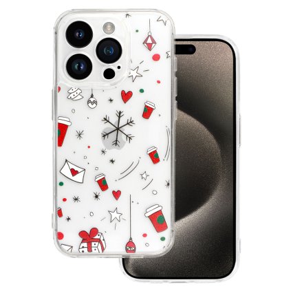 Zadný kryt TEL PROTECT Christmas Clear pre iPhone 13 Pro Design 3