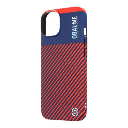 Zadný kryt OBAL:ME Flossy Stripes pre Apple iPhone 15 Blue/Red