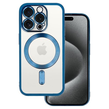 Zadný kryt Metallic MagSafe pre iPhone XR modrý