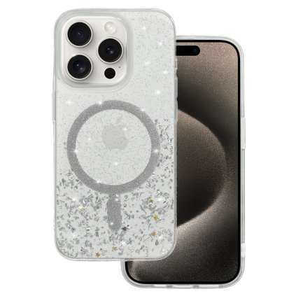 Zadný kryt Tel Protect Moonlite Magsafe pre iPhone 14 Pro Max strieborný číry