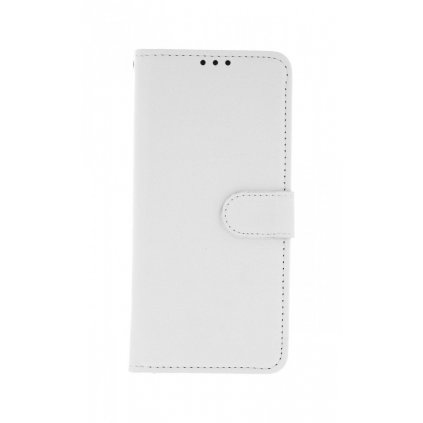 Flipové puzdro na Samsung A50 biele s prackou