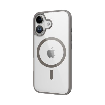Zadný kryt Rock Guard Series Magnetic pre iPhone 16 clear-titan