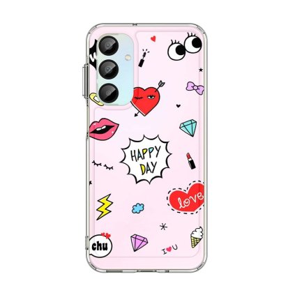 Zadný pevný kryt Image na Samsung A16 Happy Day