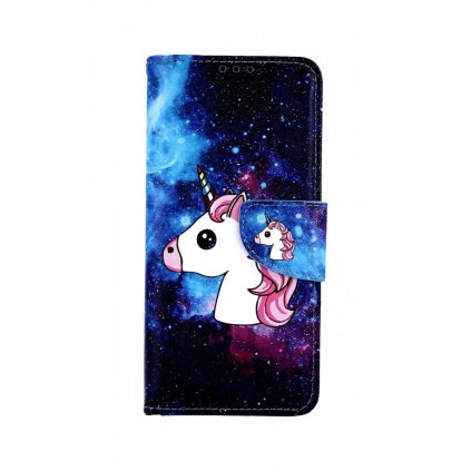 Flipové puzdro na Samsung A50 Space Unicorn
