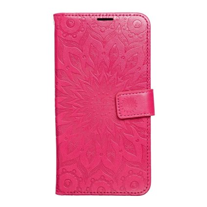 Flipové puzdro Mezzo pre Xiaomi Redmi 14C Mandala tmavo ružová