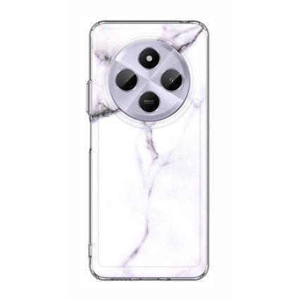 Zadný pevný kryt na Xiaomi Redmi 14C Mramor biely